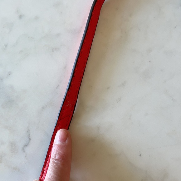 Vince Camuto Red Zipper Crossbody Purse - Picture 9 of 9